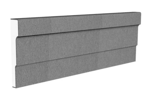 Exterior trim molding profile in EPS foam with flexible cementitious coating