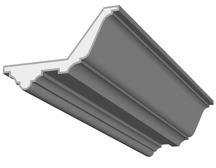 Interior Light Cove Molding 7 3/4" x 4 3/4"
